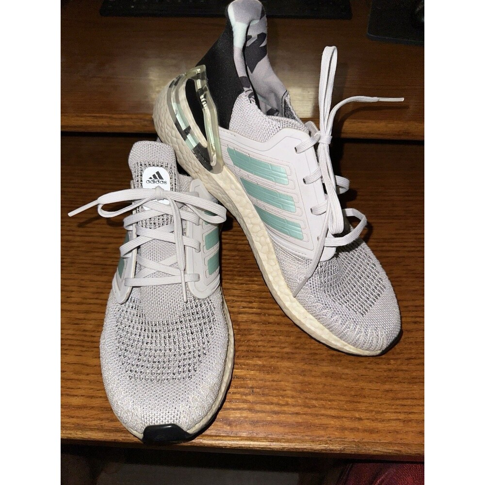 Adidas UltraBoost 20 Consortium Gray Camo Men’s Size 10 Running Jogging